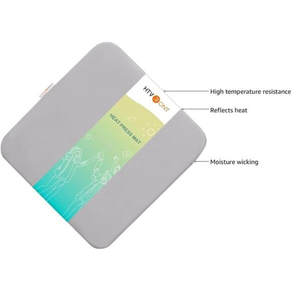 HTVRONT Heat Press Mat for Cricut: Heat Press Pad 15"x15" for Craft Vinyl - Picture 4 of 7